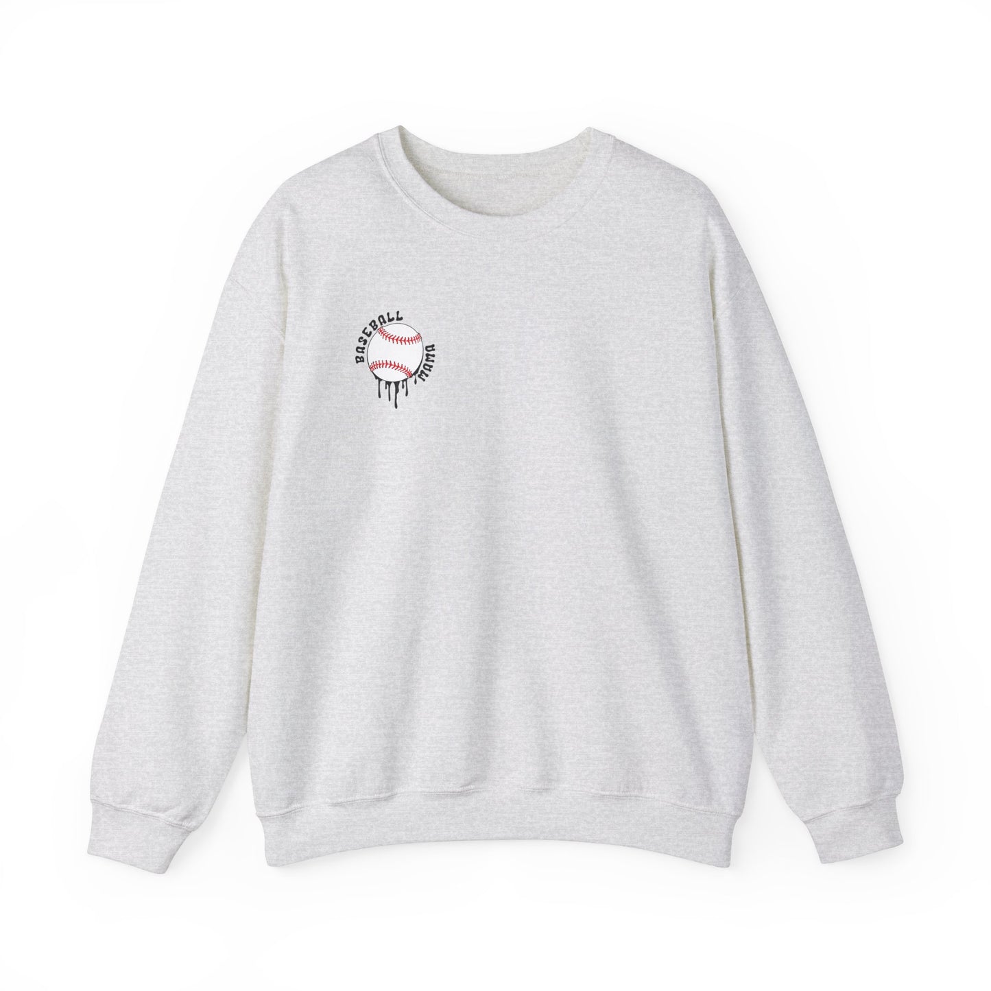 Loud Mouth Baseball Mama Sweatshirt (black letters)