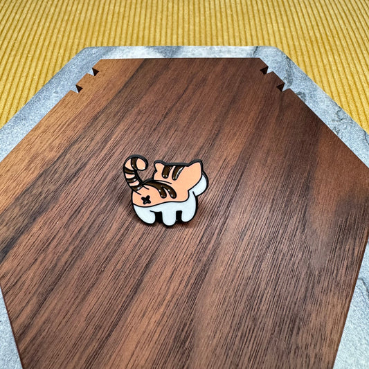Pin - Orange Cat Butt