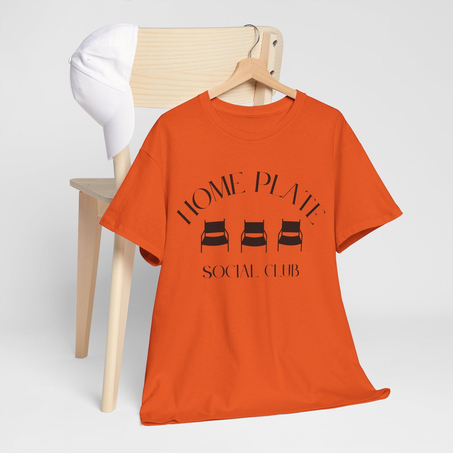 Home Plate Social Club Tee (black letters)
