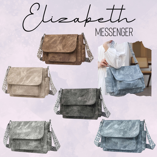 Elizabeth Flap Messenger Bag - PREORDER 6/29-7/2