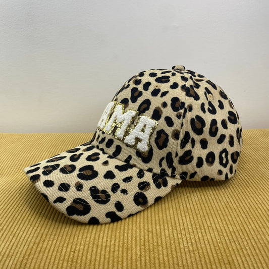 Hat - Mama Designs - Light Tan Leopard