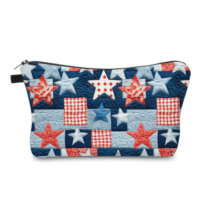 Pouch - Americana - Quilted Stars